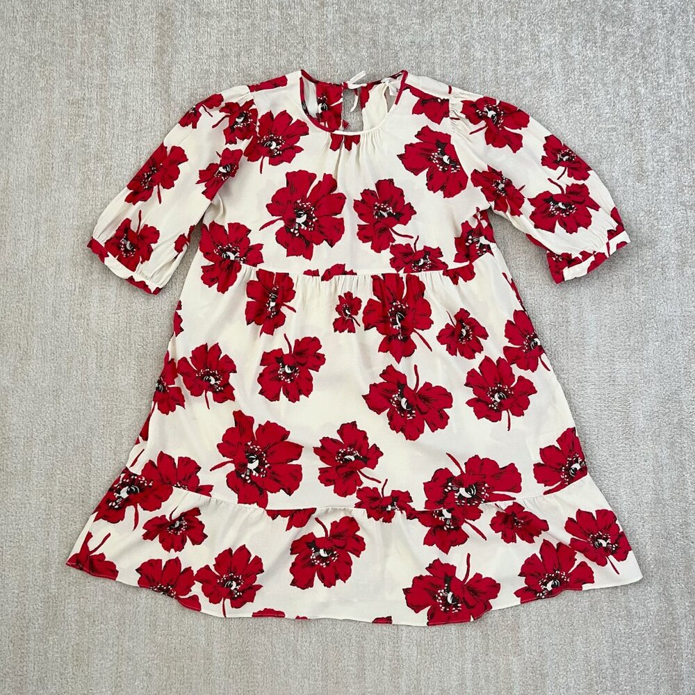 ba&sh Katia Boho Resort Floral Mini Dress M